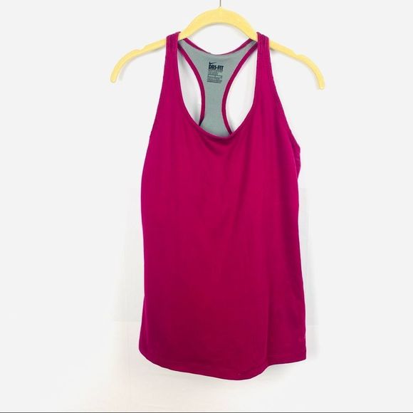 NIKE DriFit Pink Magenta Racerback Sports Bra Top - Picture 9 of 9
